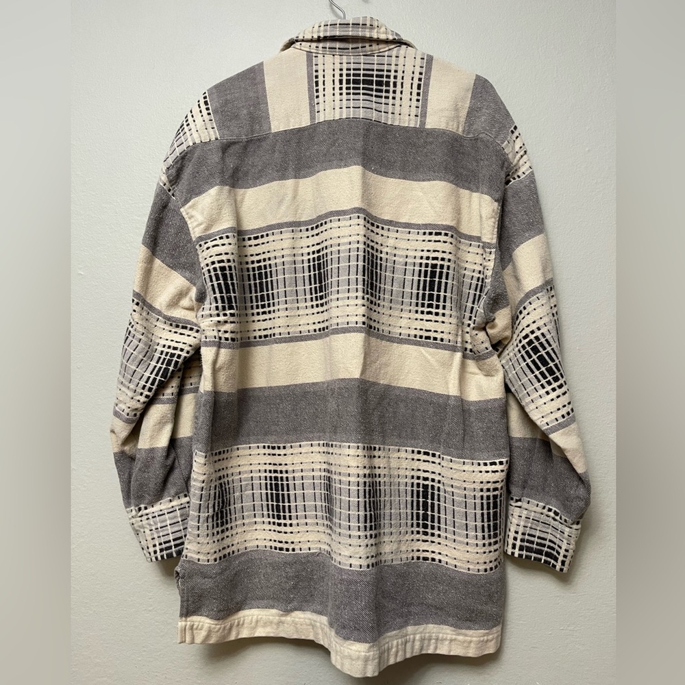 VINTAGE Firetrap Woven Shacket, Sz M - Picture 6 of 7